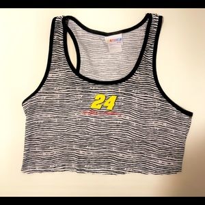 Cropped NASCAR shirt